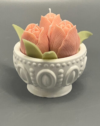 Spring Awakening , tulip candle