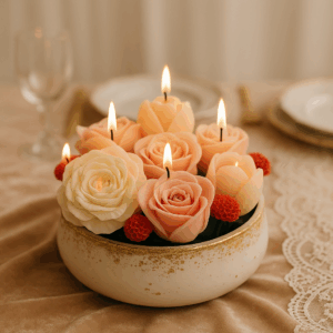 floral candle
