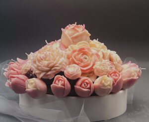 Blossom Garden Candle Arrangement