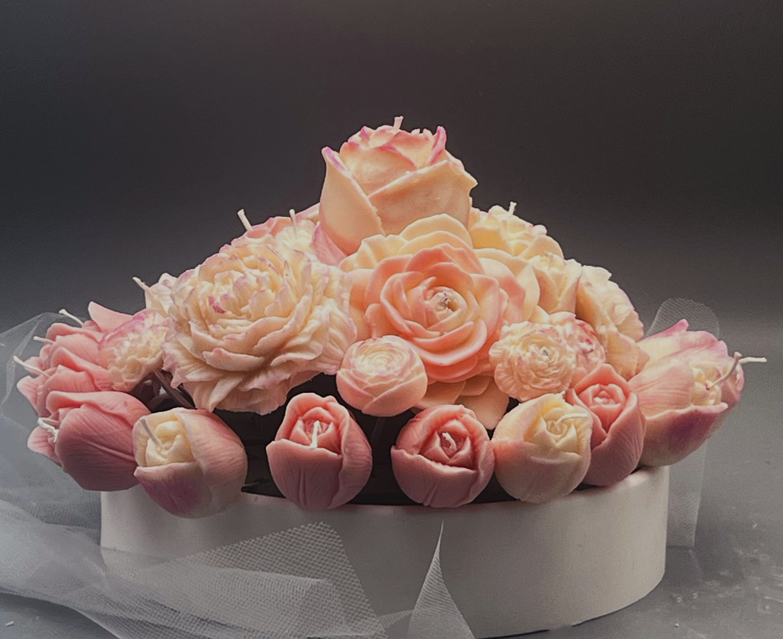 Blossom Garden Candle Arrangement