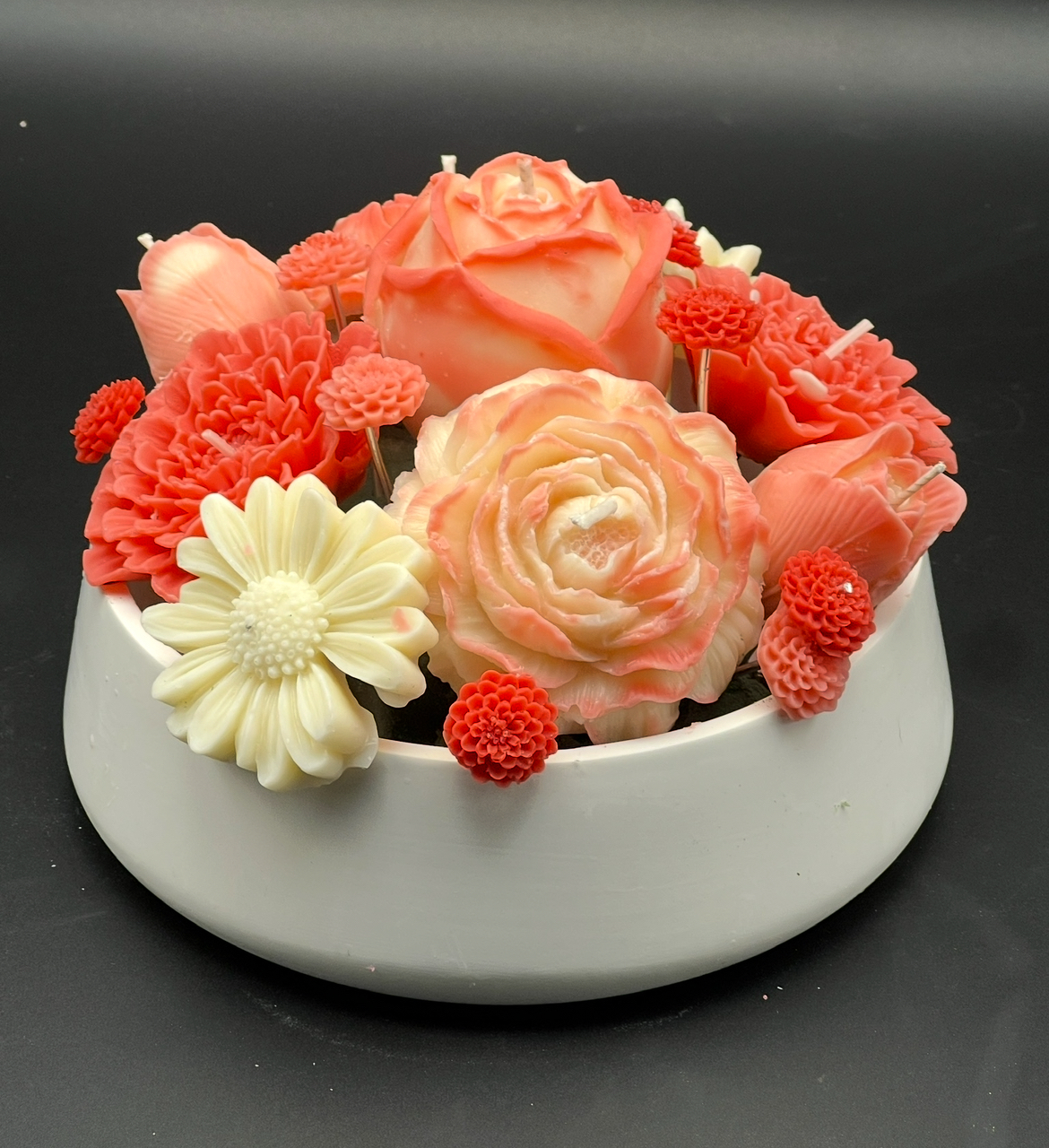 floral candle