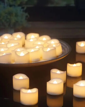 Elegant LED Flameless Candles – Safe, Long-Lasting, and Remote-Controlled