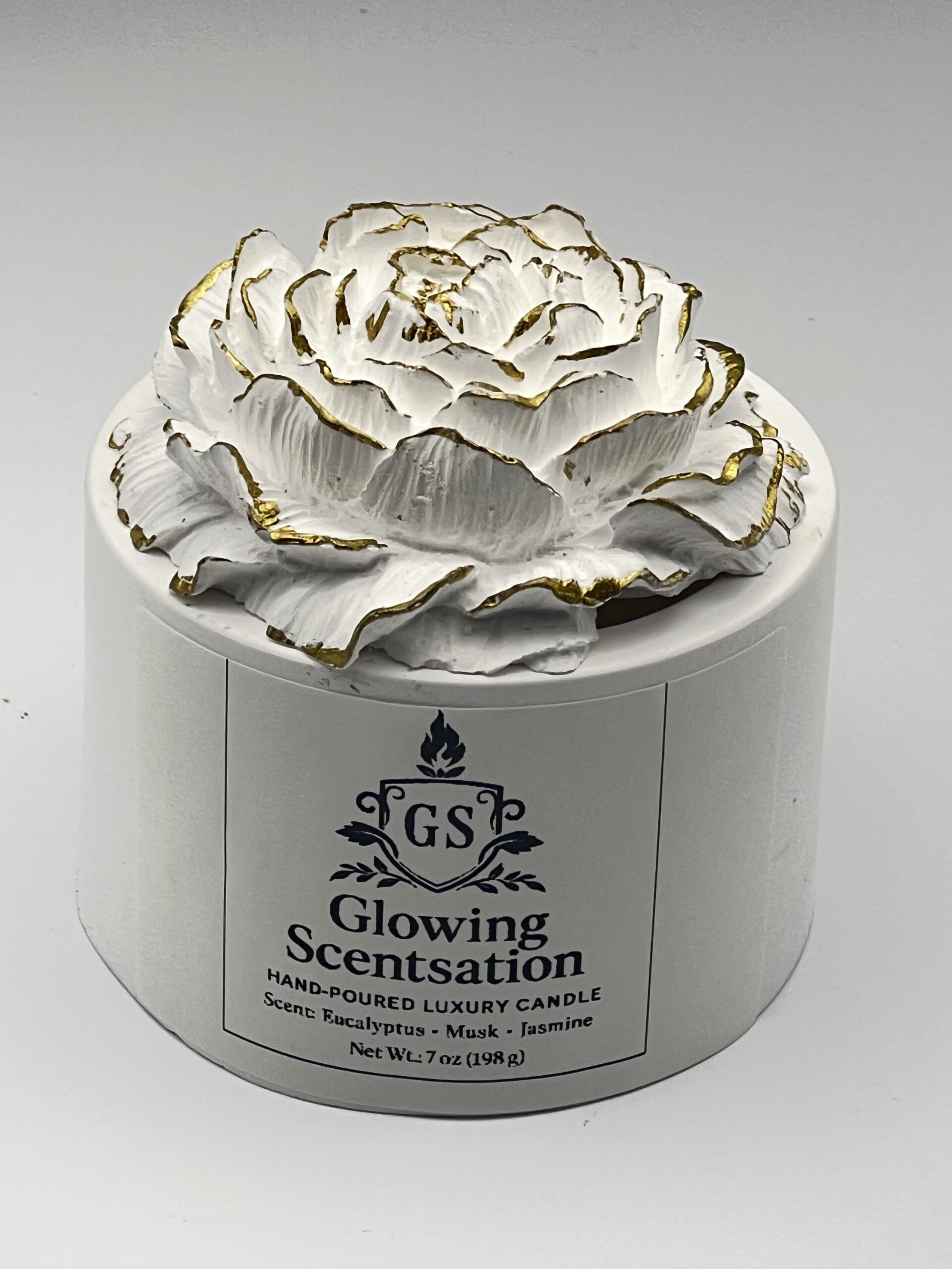 Golden Blossom Candle
