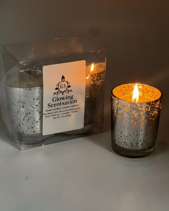 Silver Glow Candle
