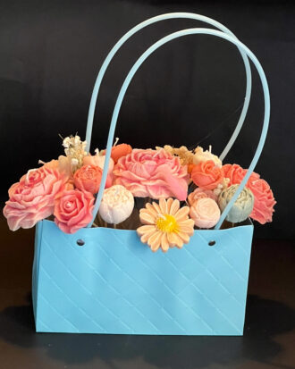 Bloom Bag Candle Bouquet – Blush Garden